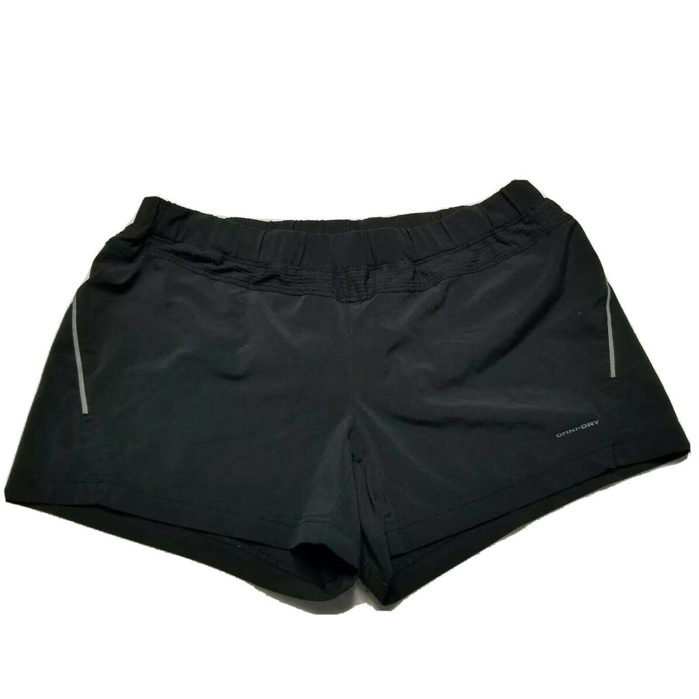 Columbia Size Small Titanium Women Lined Omni Dry Shorts Black